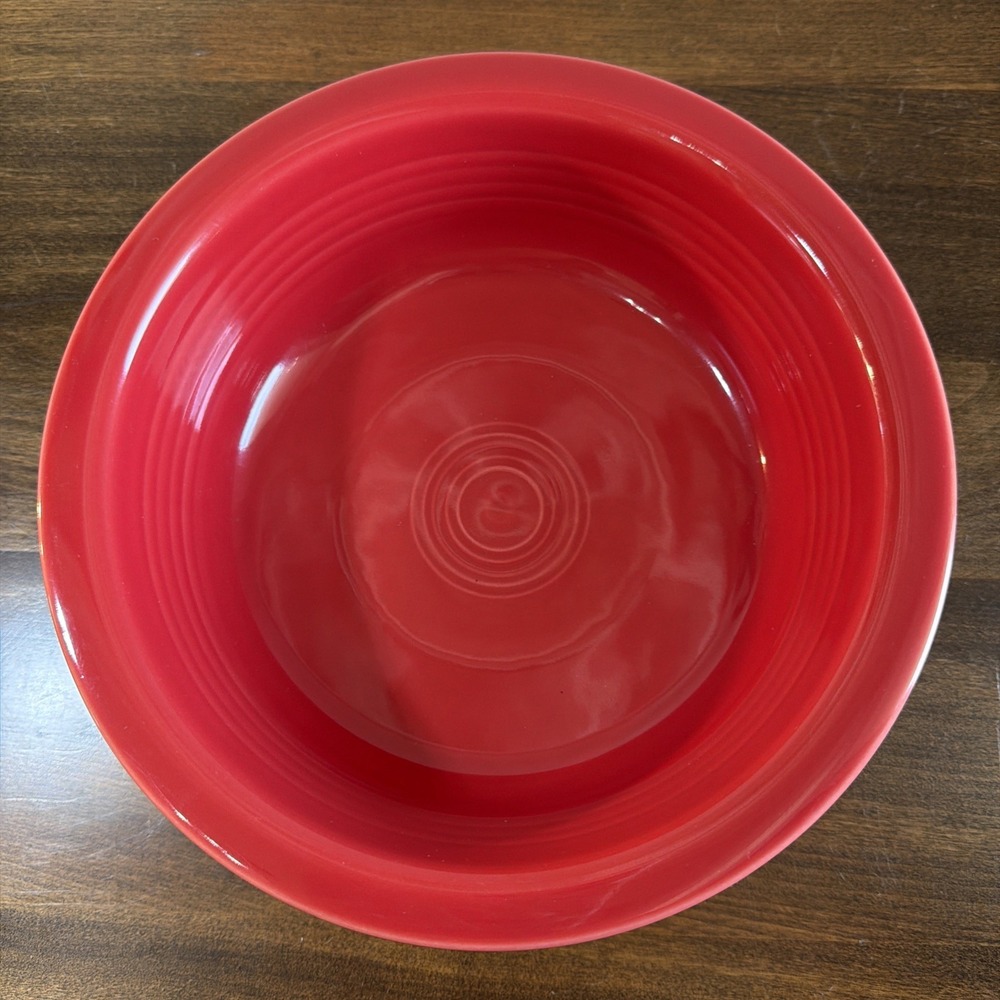 Fiesta Classic Rim 8 1/4" Large Serving Bowl Scarlet Fiestaware 40oz Red Bowl